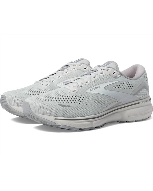 Brooks Gray Ghost 15 Running Shoes Wide Width ( D Width )