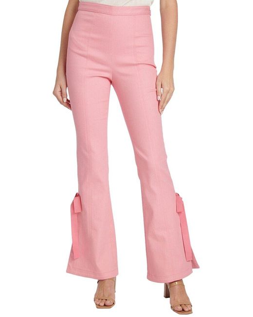 Cinq À Sept Pink Long Lou Pant