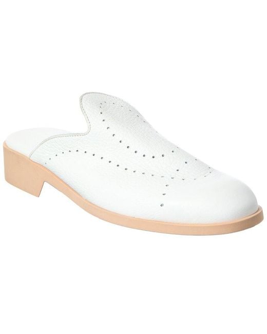 Arche White Iozabo Leather Flat