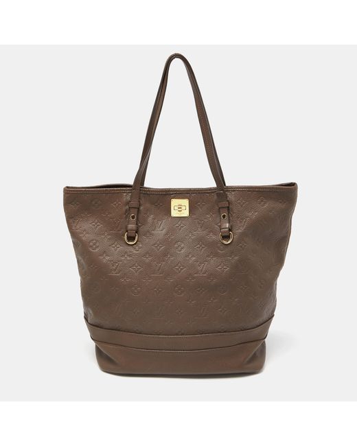 Louis Vuitton Brown Ombre Monogram Empreinte Leather Citadine Gm Bag