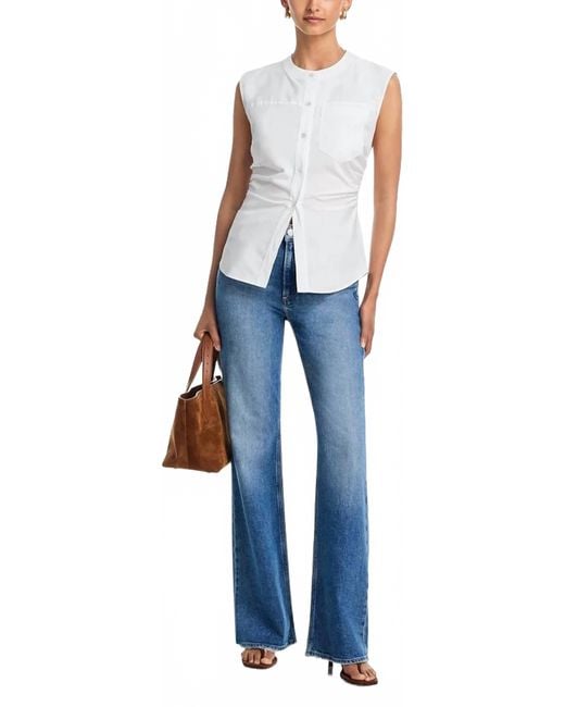 Veronica Beard Blue Harini Top