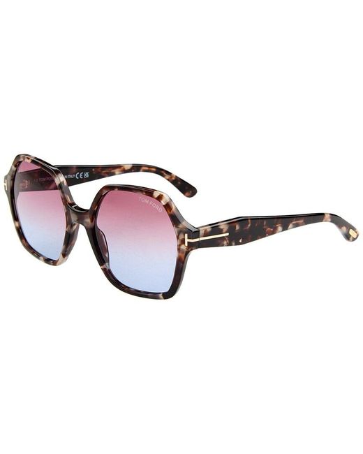 Tom Ford Brown Romy 56Mm Sunglasses