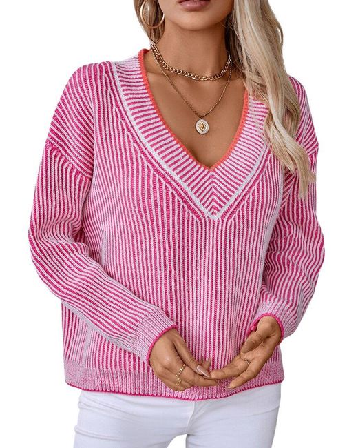 VERA DOLINI Pink Pullover