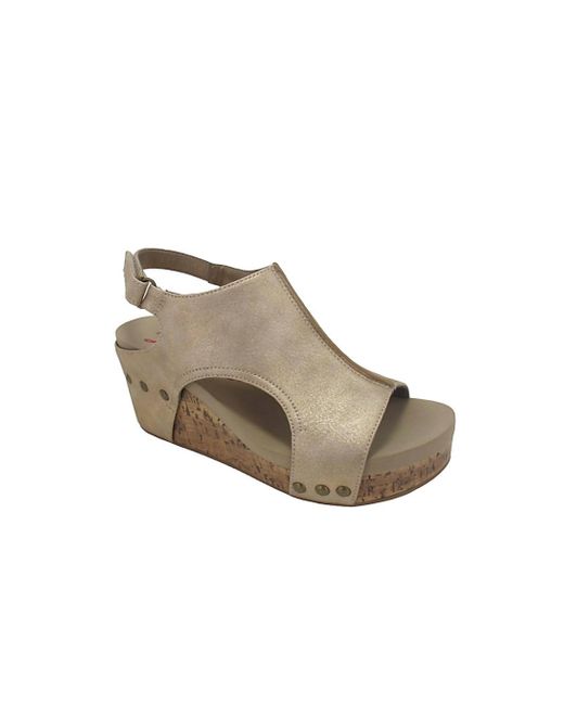 Jellypop Black Showcase Wedge Sandal