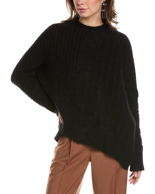 AllSaints Black Selena Alpaca & Wool-blend Sweater
