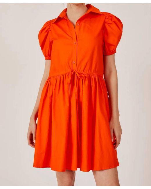 DELUC Orange Gasus Dress