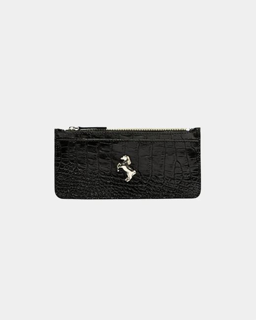 TENTROYA Black Slim Wallet