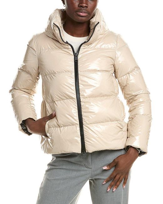 Herno Natural Glossy Puffer Down Jacket