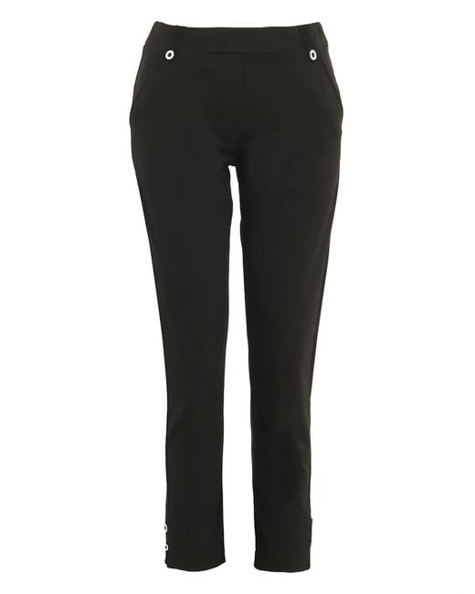 Dolcezza Black Time For A Martini Stretch Pants
