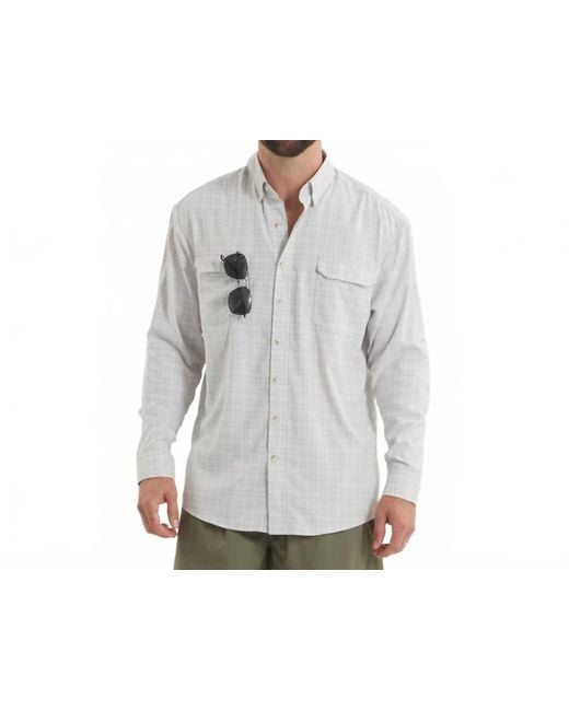 Southern Marsh Gray Merida Mar Performance Shirt for men