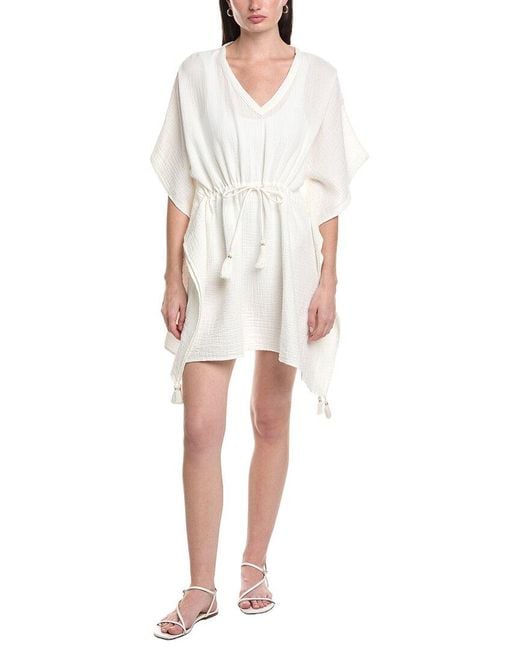 Echo White Supersoft Gauze Caftan