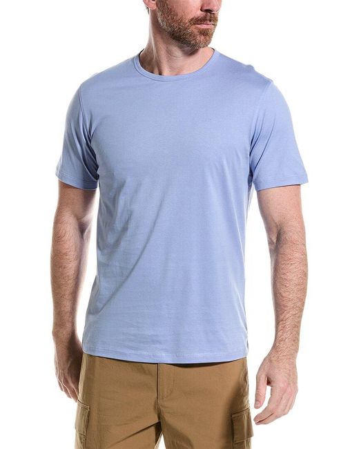 Theory Blue Precise T-shirt for men
