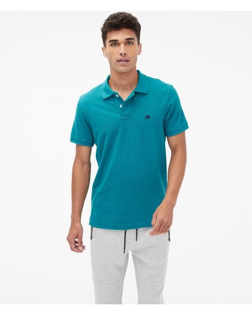 Aéropostale A87 Logo Piquac Polo in 