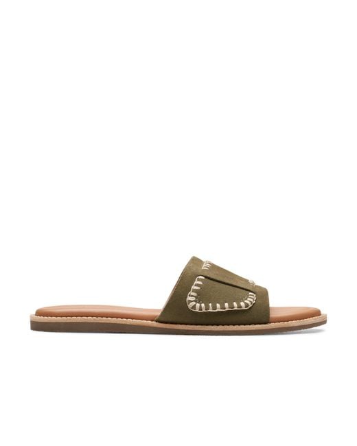 Clarks Brown Maritime Mule