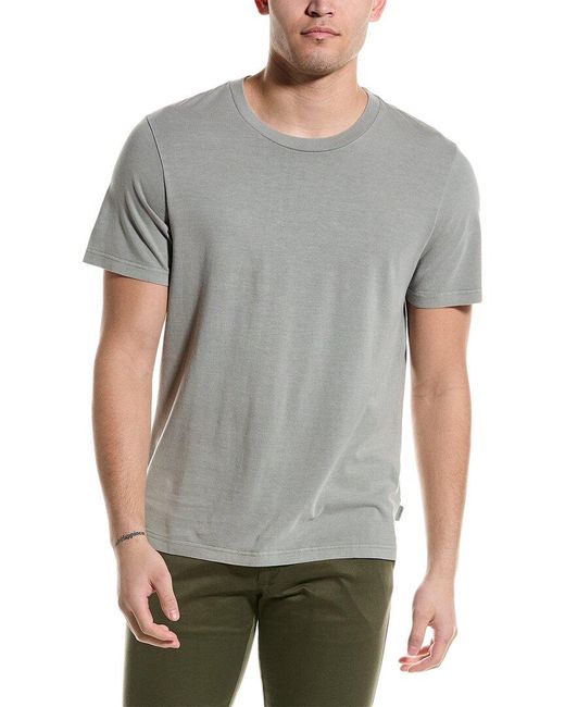 Onia Gray Garment Dye T-shirt for men