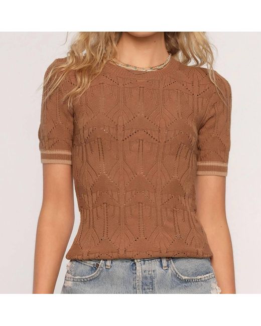 Heartloom Brown Halton Top