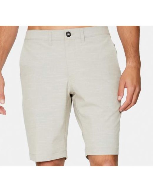7 Diamonds White Banks Hybrid Shorts for men