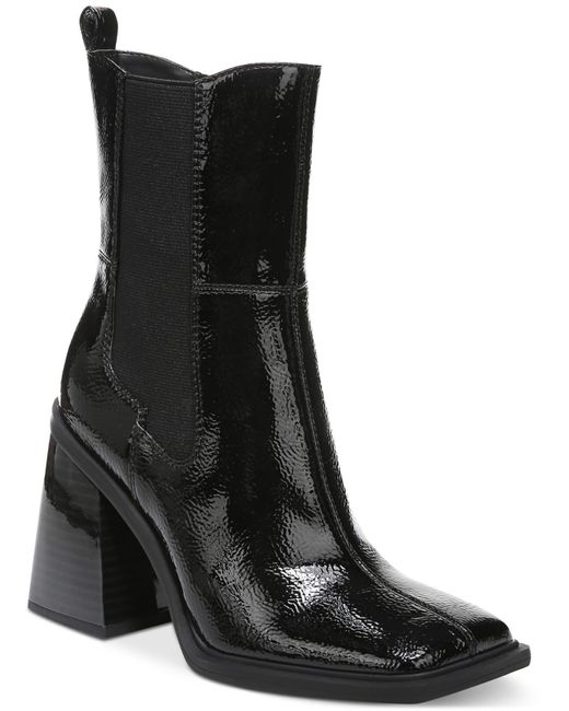 Circus by Sam Edelman Square Toe Chelsea in Black | Lyst