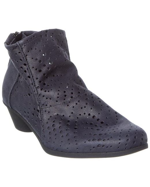 Arche Blue Cynoos Leather Flat