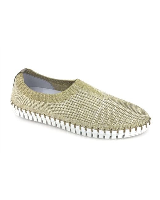 Eric Michael Metallic Lucy Stretch Sneakers