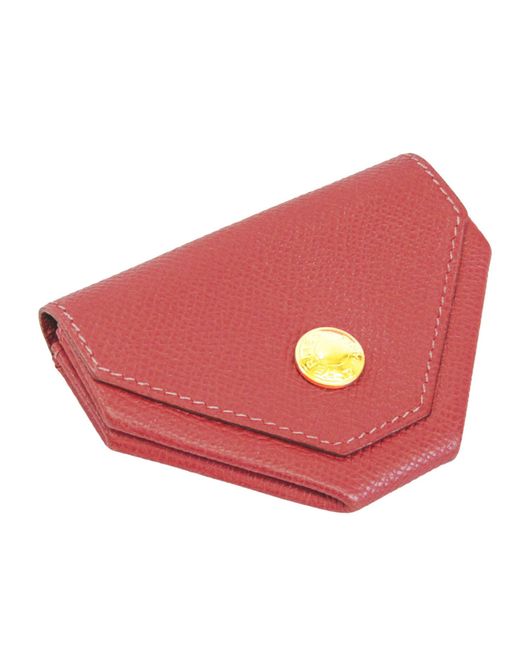 Hermès Red Leather Wallet (pre-owned)