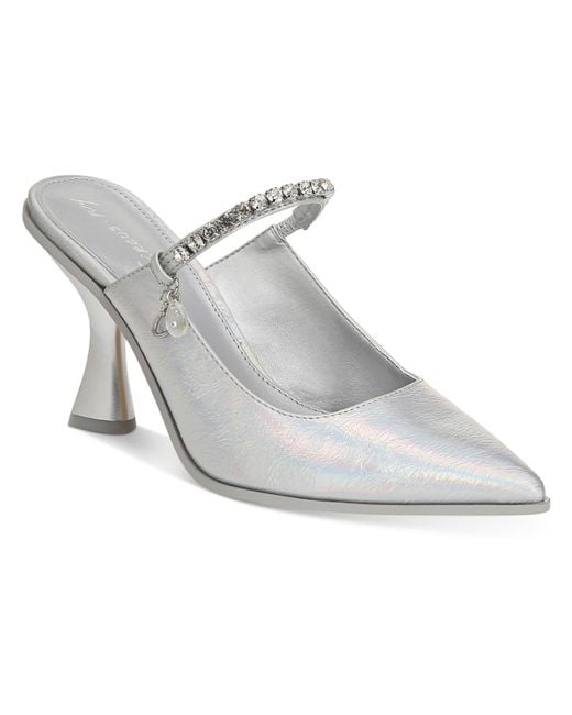 Circus by Sam Edelman White Monique Faux Leather Pointed Toe Pumps