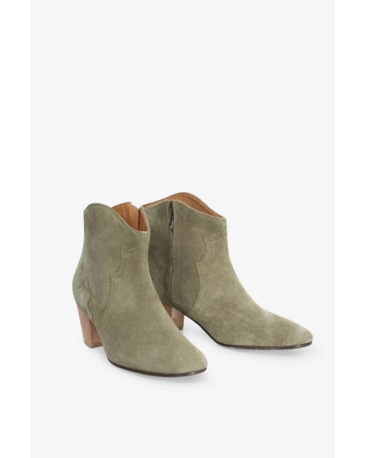 Isabel marant dicker sale suede ankle boots