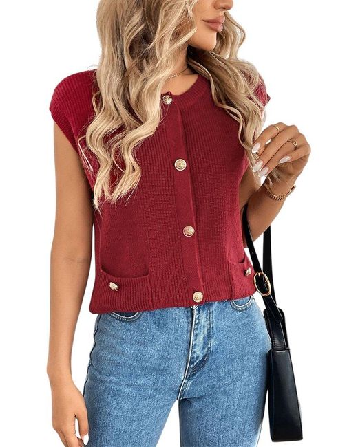 CHARLOTTE GREEN Red Vest