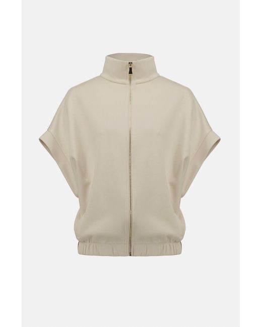 Joseph Ribkoff Natural Casual Zip-Up Jacket