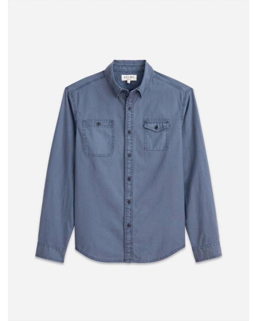 Alex Mill Blue Utility Shirt for men