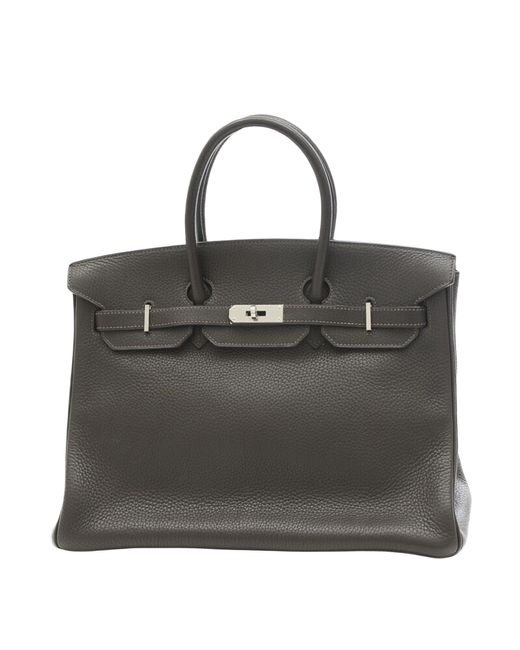 Hermès Black Birkin 35 Leather Shopper Bag (pre-owned)