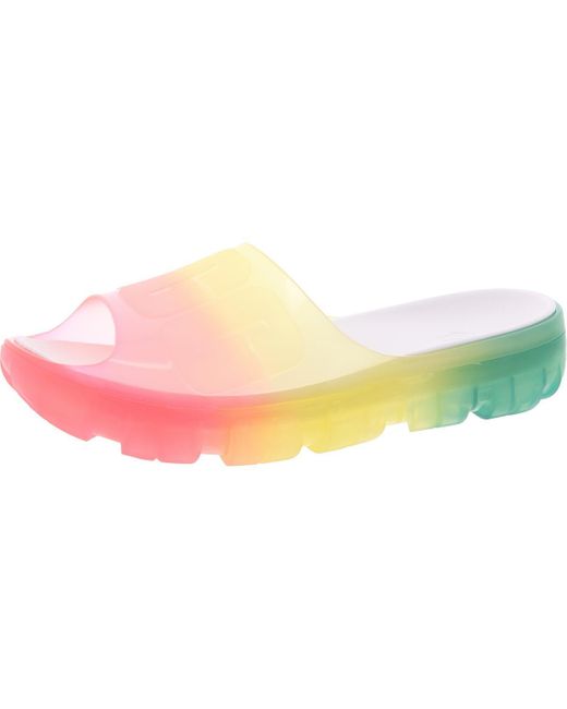 Ugg Yellow Padded Insole Pool Slides for men