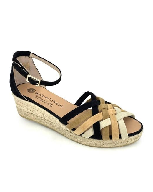 Eric Michael Metallic Colleen Espadrille