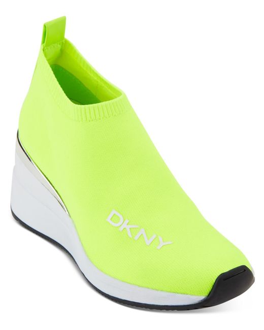 DKNY Green Parks Slip On Lifestyle Slip On Casual And Fashion Sneakers