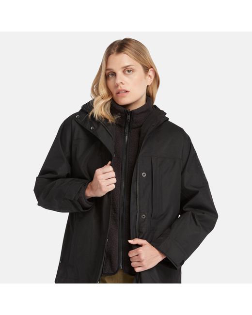 Timberland Black Benton 3-in-1 Waterproof Jacket