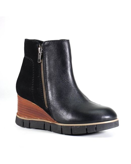 Diba True Bon Grace Wedge Boot in Black Lyst