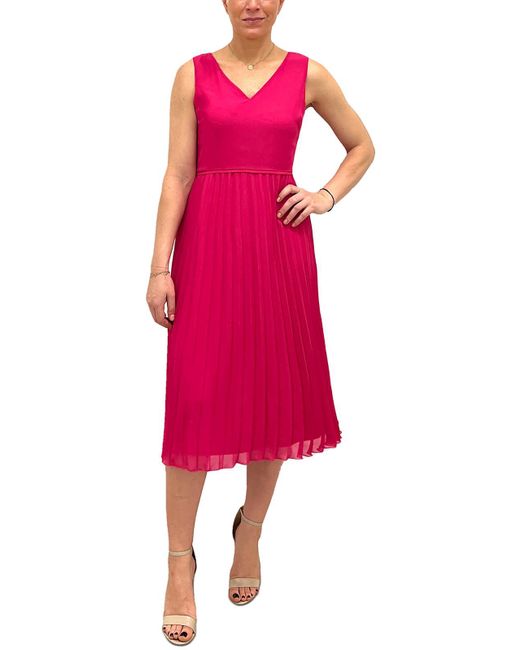 Sam Edelman Pink Midi Sleeveless Midi Dress