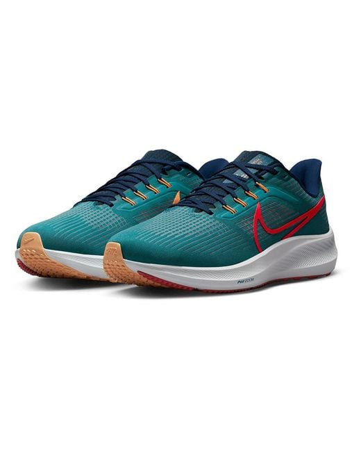 Nike Blue Air Zoom Pegasus 39 Lifestyle Walking Shoes Casual And Fashion Sneakers for men