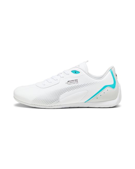 PUMA White Mercedes-amg Petronas F1 Neo Cat 2.0 Driving Shoes for men