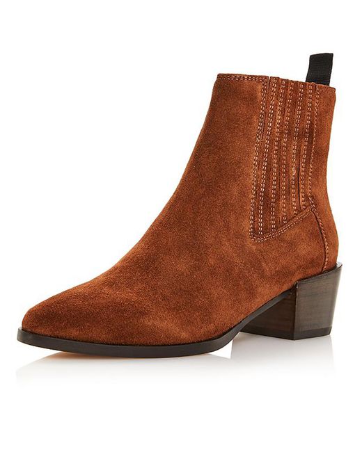 Rag & Bone Brown Rover Suede Pointed Toe Chelsea Boots