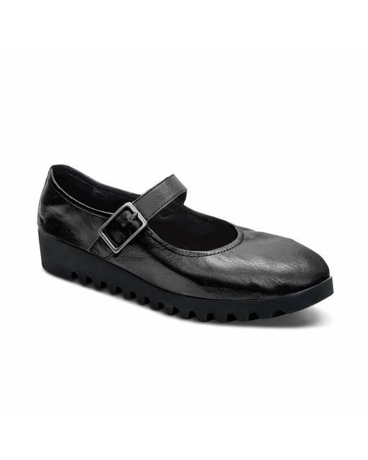Aetrex Black Joanne Flats