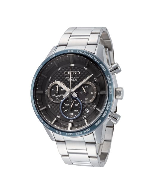 Seiko Neo Sports 45mm Quartz Watch in Metallic for Men | Lyst