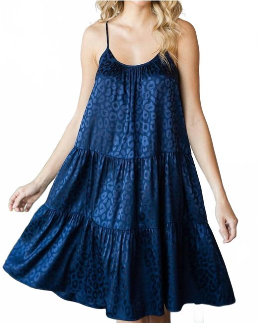 Jodifil Blue Float On Midi Dress