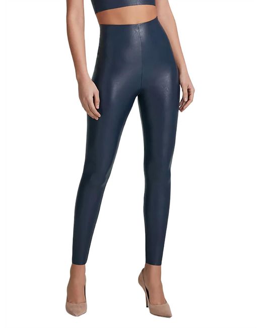 Commando Blue Faux Leather Legging