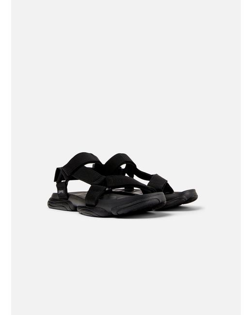 Camper Black Sandals Karst Sandal for men
