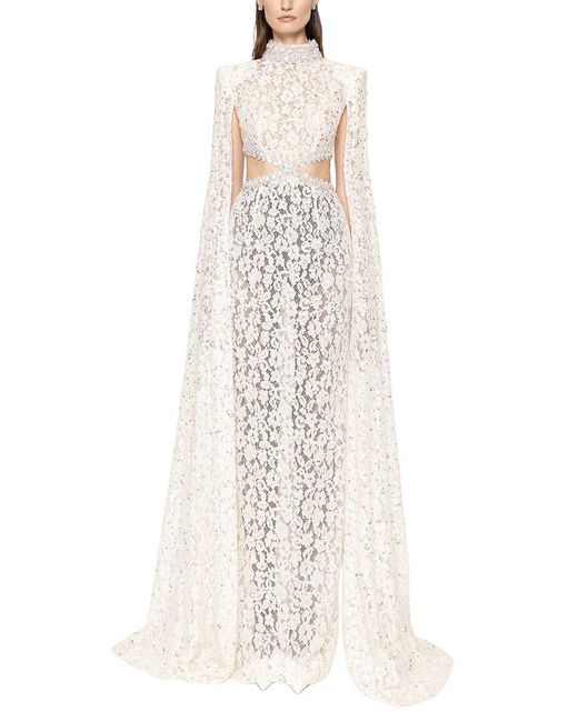 Adele Berto White Maxi Dress