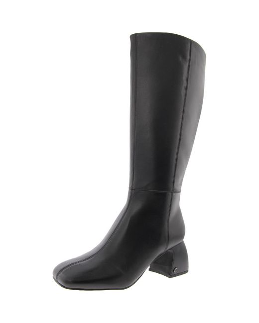 Stacked Heel Retro Boots Sam Edelman Wade - Square Toe, Stacked