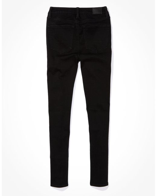 American Eagle Outfitters Black Ae Luxe High-waisted jegging