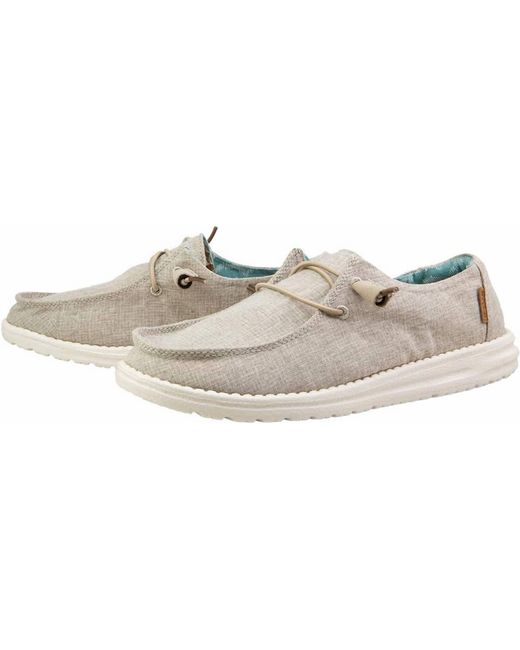 HeyDude Black Wendy Chambray