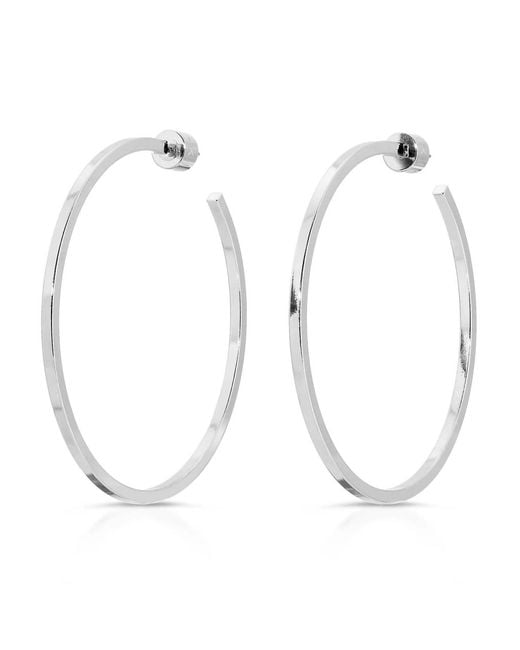 Eklexic Metallic 2" Ava Hoops
